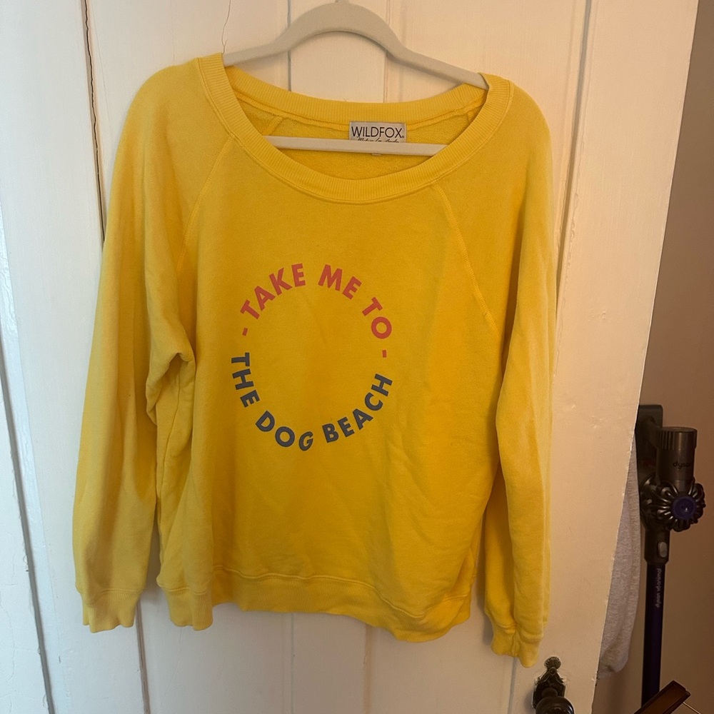Wildfox Tank Me To The Dog Beach Sweatshirt